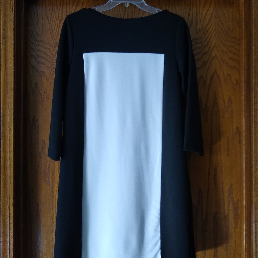 Black and white dress